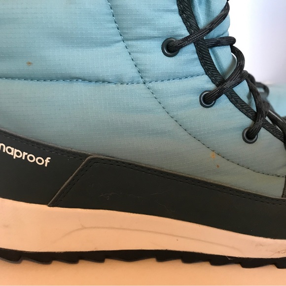 adidas Green and Black Winter Boots Size 8.5 Great Condition ♡ - Picture 4 of 7